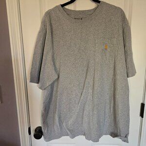 Mens Carhartt Gray Short Sleeve pocket t-shirt XL